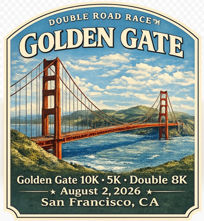 Golden Gate 10K . 5K . Double 8K - August 2, 2026